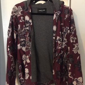 Obey floral windbreaker